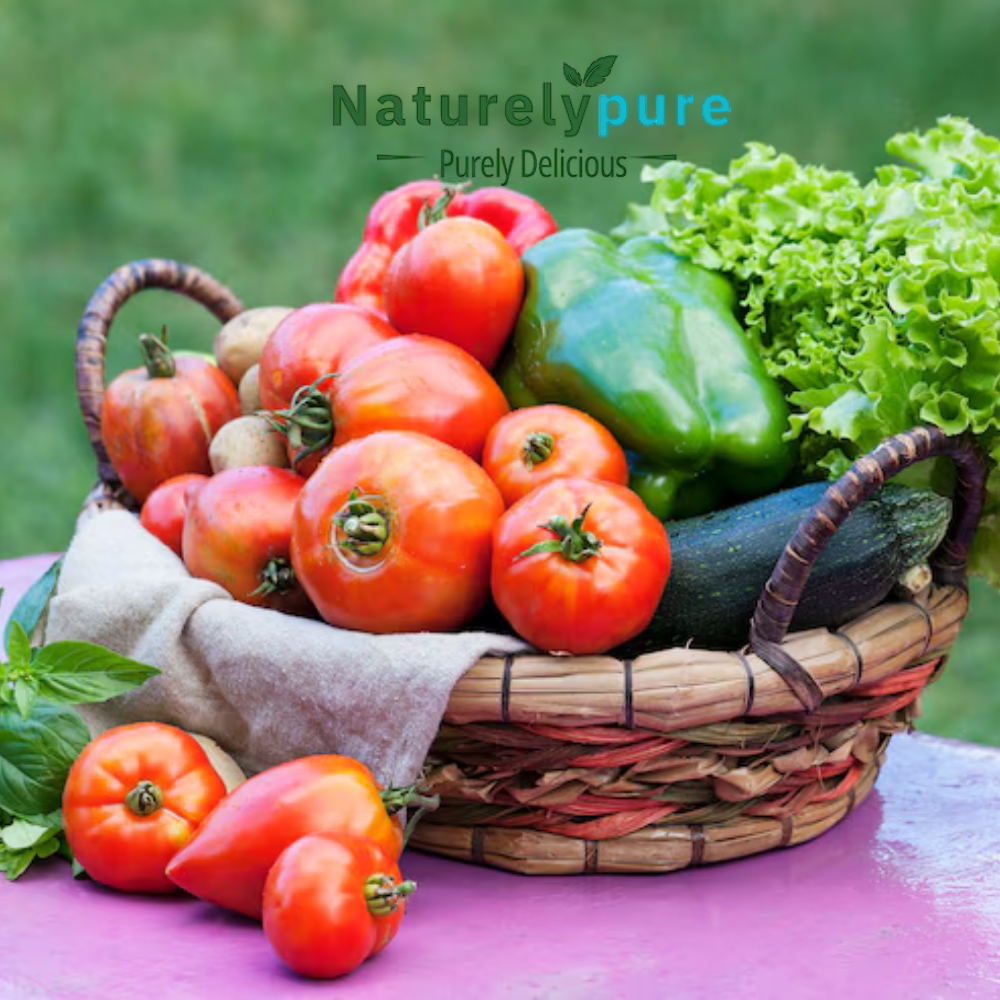 vegetables-table-garden-sunlight from Naturelypure