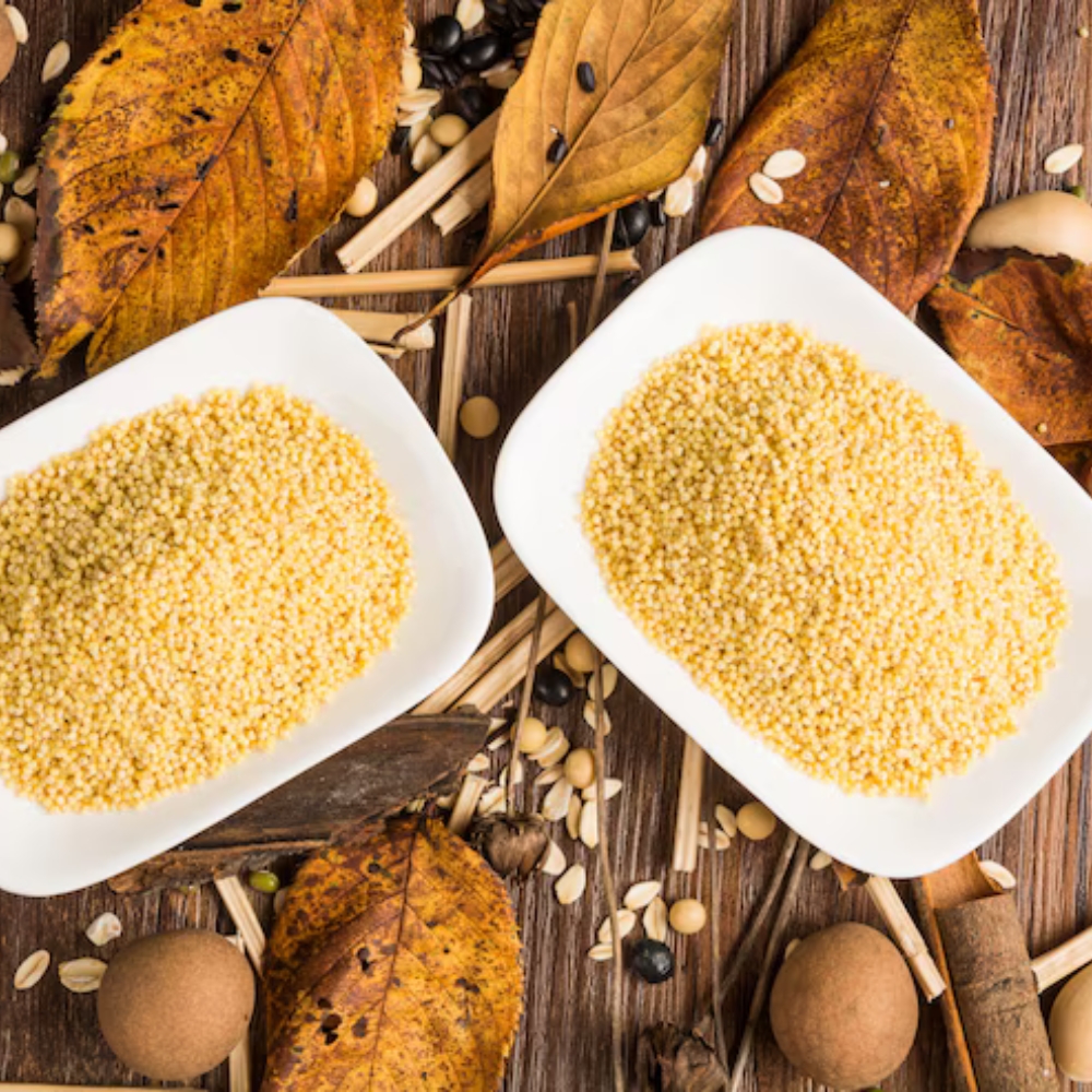 top-view-millet-grains